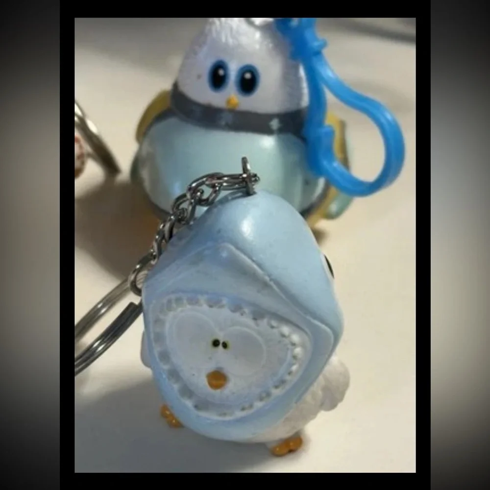 Coop Squad Keychains Lot Birds Chickens Backpack Bag Clips lot of 8